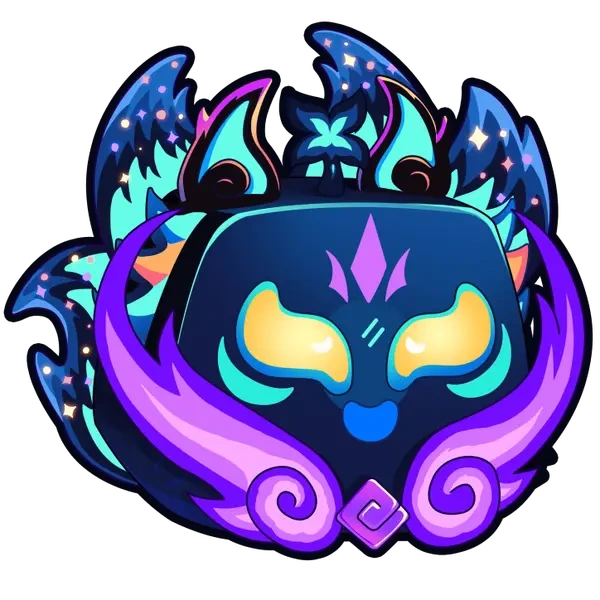 Galaxy Empyrean Kitsune Blox Fruit icon